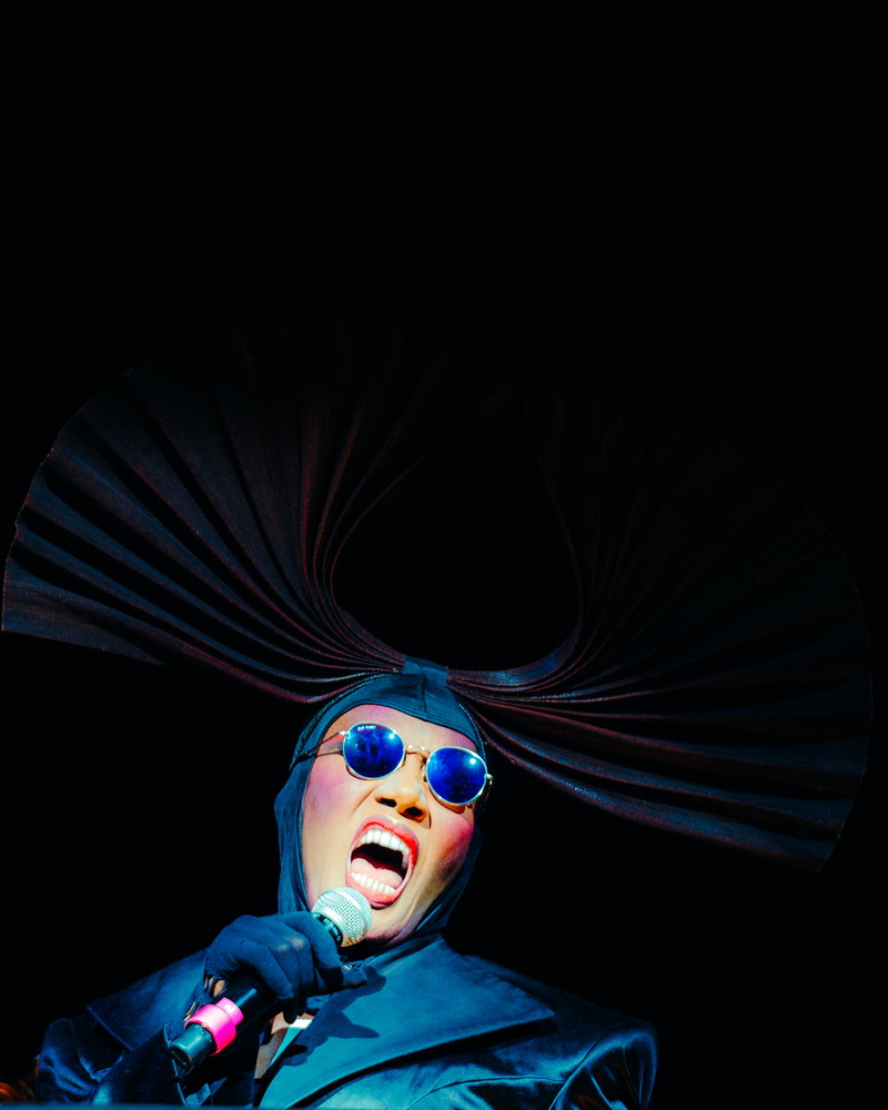 Grace Jones performing on the On the Banks stage, 2026 season